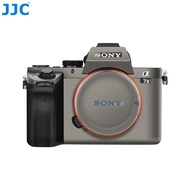 JJC สติกเกอร์ฟิล์มป้องกันกันรอยขีดข่วนสำหรับกล้อง A7RII A7SII A7II โซนี่3M เศษวัสดุตกแต่งผิวที่เหลือ