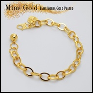 Bangkok 24K Gold Bracelet Korean 24K Gold Bracelet Fashion Bracelet 916 Gold Bracelet Women's Chain