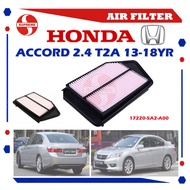 S2U Car Air Filter Honda Accord 2.4 T2A 2013-2018YR 17220-5A2-A00 Penapis Udara Kereta