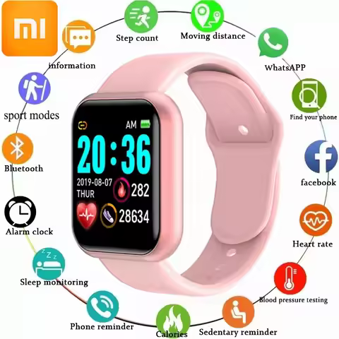 XIAOMI Multifunctional Smart Watch Men Women Bluetooth Connected Phone Music Sports Bracelet Sleep M