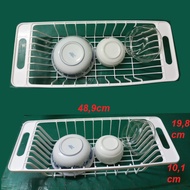 Baskets, shelves, plastic dish trays placed across the sink 48,9x19,8x10,1cm D822