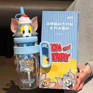 แก้วน้ำ Tom&Jerry ขนาด 1060 ml. มาพร้อมหลอด มีที่กรองชา งานลิขสิทธิ์แท้