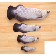 Mainan Kucing Catnip Model Ikan Arwana Silver 30CM Bisa Direfill