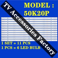50K20P HISENSE 50" LED TV BACKLIGHT (LAMPU TV) 50 INCH LED TV BACKLIGHT 50K20