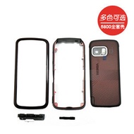 Original NOKIA NOKIA 5800 Shell 5800 Shell 5800 Full Set Shell with Buttons Red