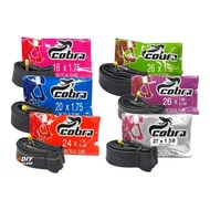 COBRA Bicycle Inner Tube 16x1.75 20x1.75 24x1.75 26x1.95 26x1 3/8 27x1 3/8