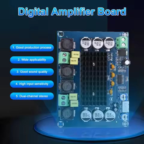 XH-M543 Strong Power Amplifier Board DC 12-26V Made In China TPA3116D2 2 Channel for Speaker Electro