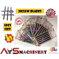 5Pcs Metallic Faster Jigsaw Blades Wood Cutter Saw Blade T144D/T244D
