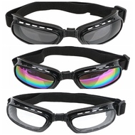 VLLO กันลม แว่นตาขี่จักรยาน วินเทจ พับเก็บได้ แว่นตาสำหรับรถจักรยานยนต์ แว่นตาสำหรับเล่นกีฬา กันฝุ่นกันฝุ่น แว่นตาสโนว์บอร์ด การเล่นสกี