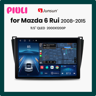 PIULI Junsun X7 PRO 11.5 “2K AI ไร้สาย CarPlay แอนดรอยด์วิทยุติดรถยนต์รถยนต์สำหรับ Mazda 6 Rui GH 2008-2015มัลติมีเดีย Autoradio ULIOU