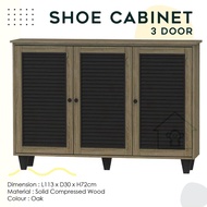 SHOE CABINET / 3 DOOR STORAGE CABINET/ SHOE RACK