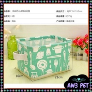 READY STOCK Organizer Box Storage with Handle Cosmetic Box Cupboard organiser