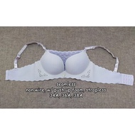 Seamless Comfortable Push Up Bra Non Wire 36A 38A