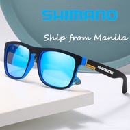 Shimano Cycling Shades for Men UV400 Polarized Sunglasses Shades for Bike Hiking Fishing Sun Glasses