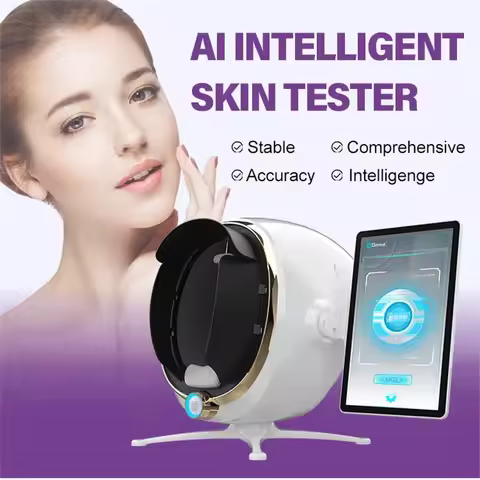 2025 Newest AI Facial Detector Skin Analyzer Face Scanner Skin Analysis Machine Magic Mirror 3D Digi