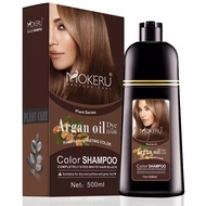 Mokeru Professional Argan Oil Hair Dye Color Shampoo (500ml)