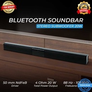 DOOLNNG Soundbar Bluetooth Active Speaker Home Theater Subwoofer 20W - BS-28B
