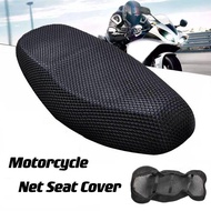 euro motor daan hari Motorcycle  Motor Seat Cover Parts Body anti pusa 3D Mesh SeatCover