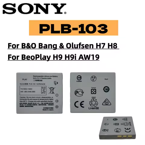 Battery for B&O Bang & Olufsen H7 H8 BeoPlay H9 H9i Headset New Li Polymer Rechargeable Replacement 