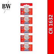 Panasonic CR1632 Coin Batteries 5pcs