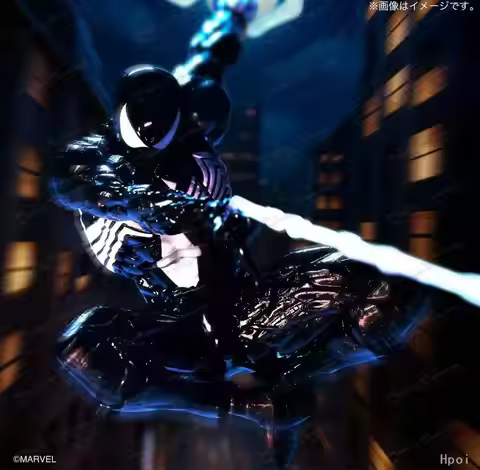 In Stock Genuine Kaiyodo Revoltech Amazing Yamaguchi Venom Spider-Man Model Movie Symbiote Spider-Ma