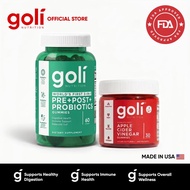 Goli Power Pair Bundle | Probiotics 60 Gummies + Apple Cider Vinegar 30 Gummies