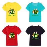 Dingyuan Dragon Fruit Blox Fruit Children's T-Shirt Tshirt Casual Short Sleeve Loose Unisex Teenager