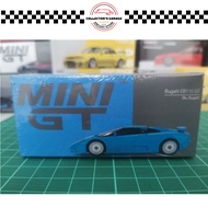 Mini GT 1/64 #644 Bugatti EB110 GT Blu Bugatti