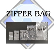 ZIPPER BAG  SIZE ( 1.5x2 - 6x9 )