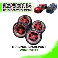 Sport Rim ori Rc Dmax Wing 2 / Dtx Merah chrome - RC DMAX SPAREPART