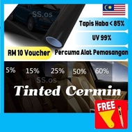 Black Privacy Window Film tinted kereta Tinted Rumah Tinted UV Scratch for Car Home Tinted Hitam Tin