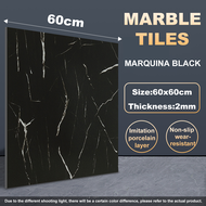 🔥60X60CM🔥 Marble Tiles Self Adhesive PVC Floor Sticker Marble Vinyl Flooring Self Adhesive 地板贴