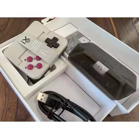 New Taco Retro Mini Handheld Console Emulator Wireless Gaming Controller with Vertical Grip for Andr