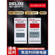 Delisi Digital Display Time Relay JS14SG JS14S 99H/999H/9999H/99M99M Relay