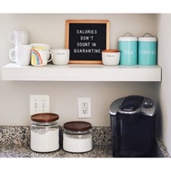 Floating wall shelf, hanging shelf, wall shelf, 20cm