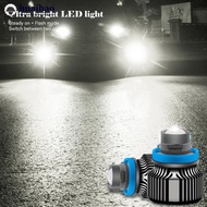 HUAIHAO 1Pc 12V H7 H11 H8 H9 9006 HB4 Car Lens Headlight Led Fog Light Bulb LED Fog Lamp White Yello