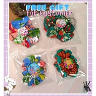 Free gift for customer Scrunchies Batik/Goodies for guest scrunchies/Free gift untuk customer Ikat rambut/ Hairtie