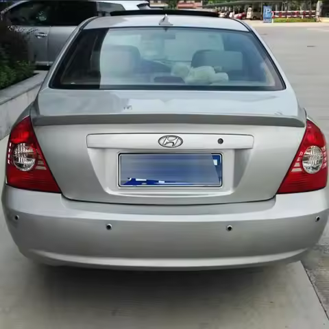 for hyundai elantra spoiler ABS Material Car Rear Wing Primer spoiler for hyundai elantra 2005 2006 