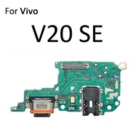 ปลั๊กไฟตัวต่อที่ชาร์ทสายแพ Vivo สายเคเบิ้ลยืดหยุ่นสำหรับบอร์ดไมโครโฟน V20 SE Pro V23 V23e 4G 5G