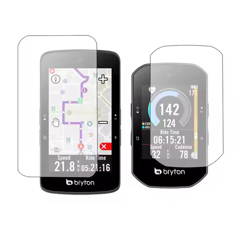 3pcs Soft Clear Protective Film For Bryton Rider S800/S500 Bike Computer Bicycle Cycling GPS Screen 