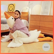 Big White Goose Plushie Soft Toy Tiktok Viral Duck Plush Bed Sleeping Pillow Baby Gift Bolster