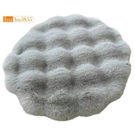 Warm Mat for Camping Travel Dog Crate Cushion Round Machine Washable Anti Slip Puppy Kitten Crate Cu