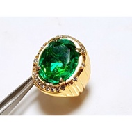Russian Emerald Emerald Ring for men