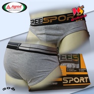 W206d (2 pcs) Agree Adult Men's Underwear Size M XL