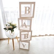 Gender Reveal Balloons Boy or Girl Letter Baby Shower Balloon Gender popper Reveal Balloon Confetti 