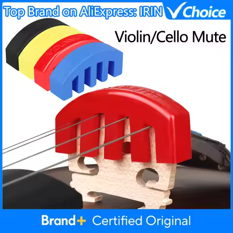 IRIN Violin Mute Rubber Five-Prong Silent Cello Fiddle Violin Practice Mute Stringed Musical Instrum