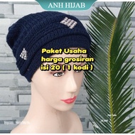 Paket Usaha Isi 10/20 MAKROMAH CIPUT KUPLUK RAJUT PAYET TEBAL UNTUK IBU DAN NENEK Premium Bisnis San