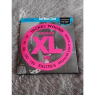 Daddario EXL170-5 5 String Bass Strings - D'Addario 5 String Bass Strings