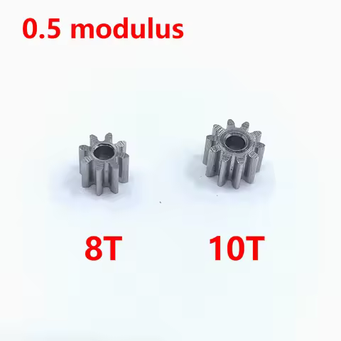 1pc 0.5 Modulus 8T/9T/10T/11T/12T/13T/14T Teeth 1.98mm aperture High-Wear Resistance Steel Metal Gea