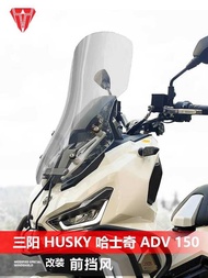 Suitable for Sanyang Hu ADV 150 Windshield Husky 150 Modified Heightened Front Windshield Accessorie